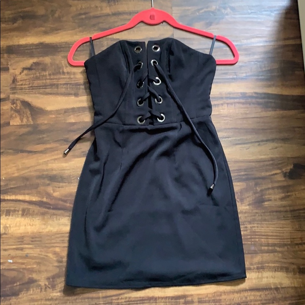 NBD. Mini black dress